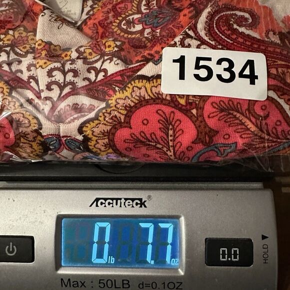 2/$30 Chicos Paisley Tunic Top Size L Colorful Boho Hippie Western Stretch - Picture 11 of 11